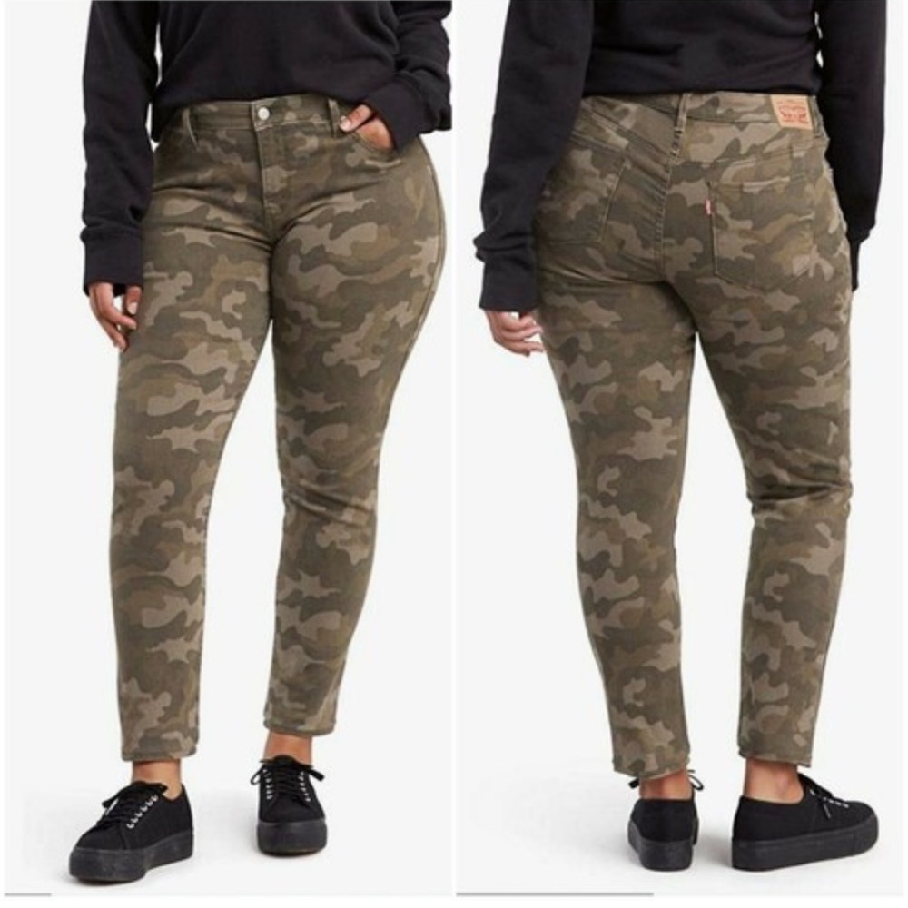 NWT Levi’s 311 Camo Print Shaping Skinny Jeans